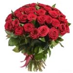 ROMANCE ROUGE Bouquet de roses rouges de haute qualité à Marrakech pour toutes occasions