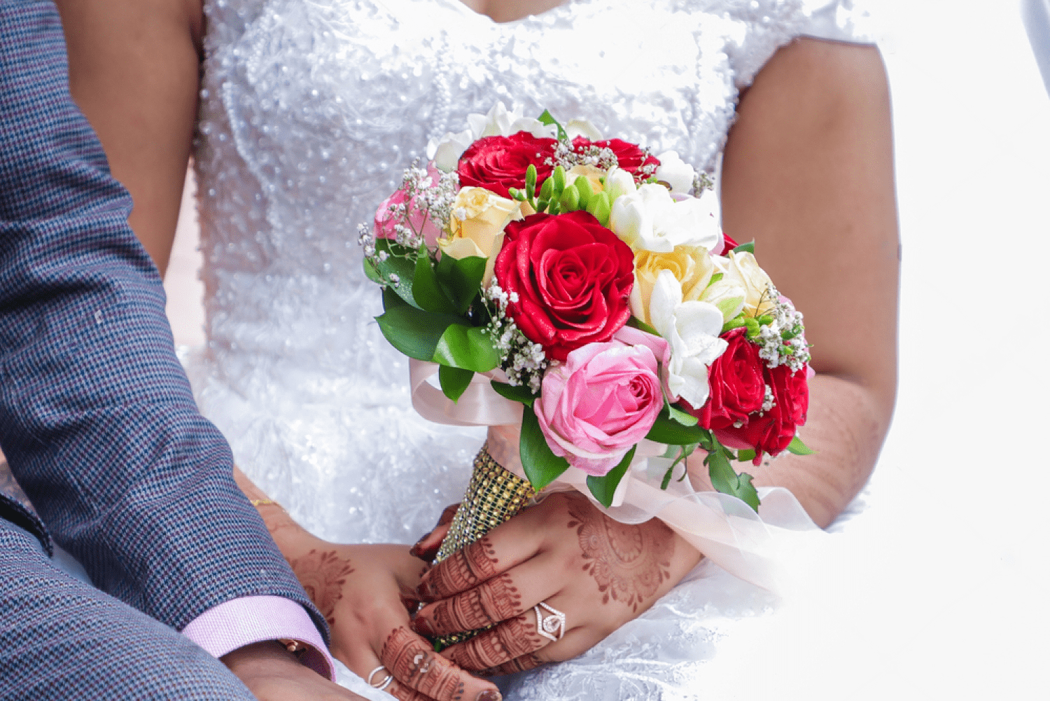 mariage 1 - Bouquet de mariage personnalisé à Marrakech
