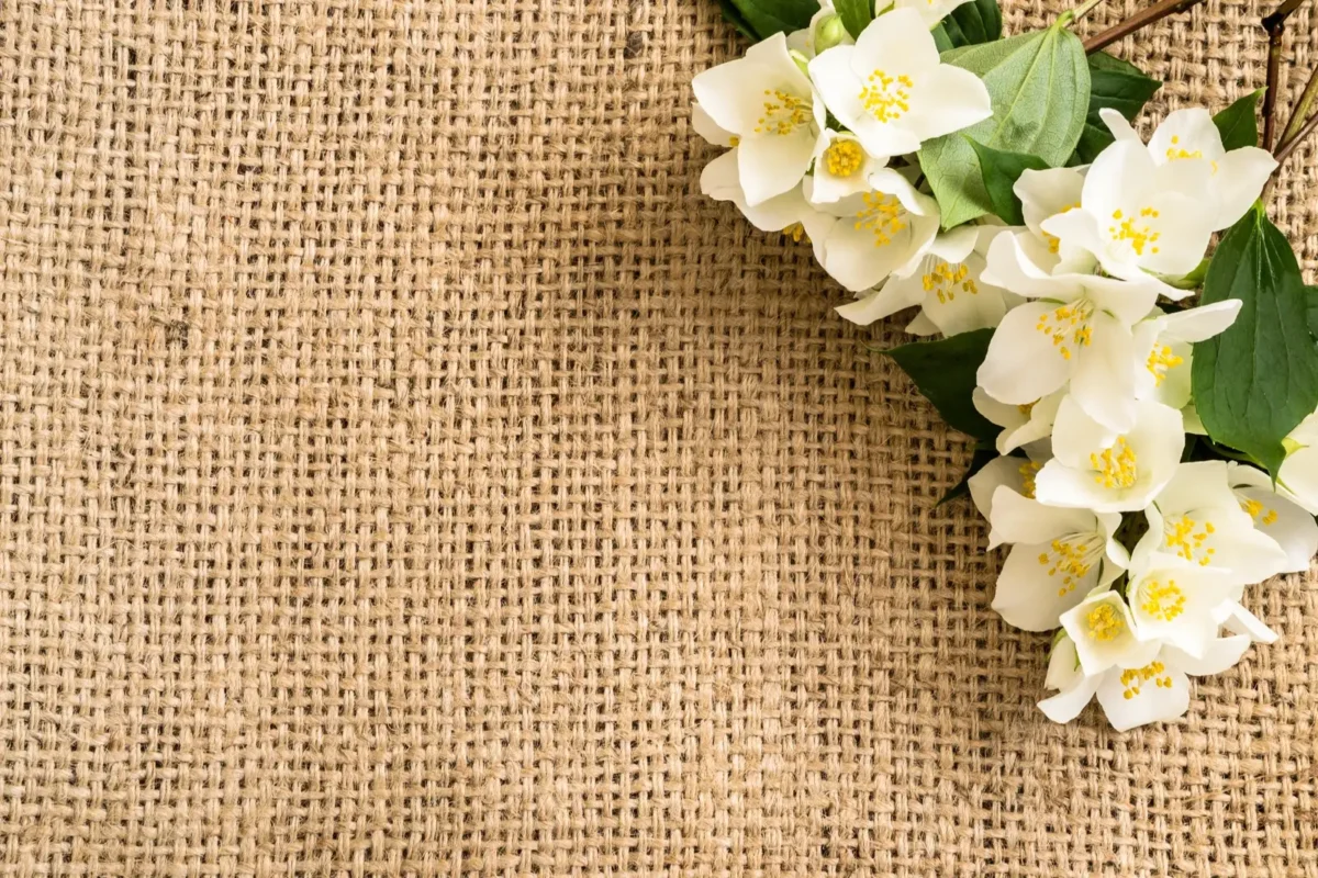 bouquet en toile de jute1